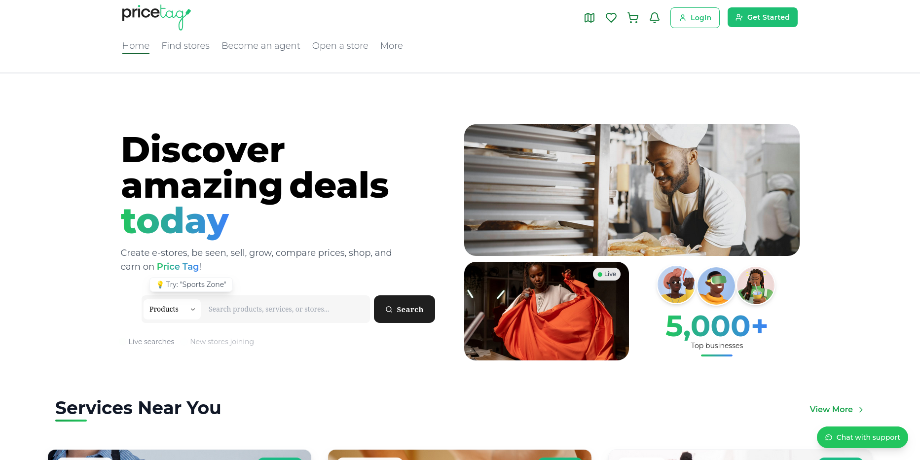 Pricetag (Frontend)